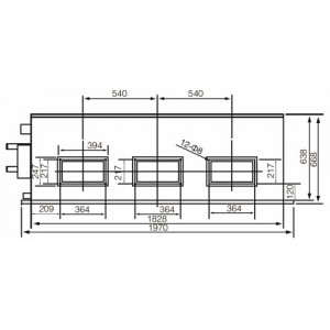 Канальный кондиционер Excon CR-01-4423