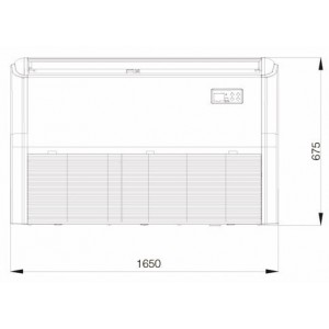 Напольно-потолочный кондиционер Excon CR-01-1422