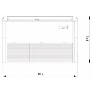 Напольно-потолочный кондиционер Excon CR-01-0712