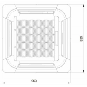 Кассетный кондиционер Excon CR-01-1022